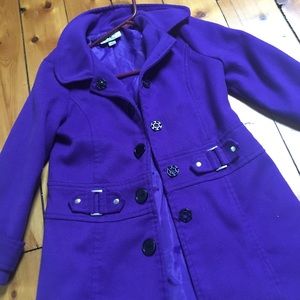 Cute Purple Girls Jacket